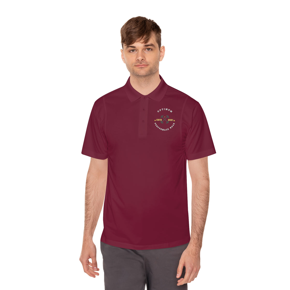 Sporty Men's Polo Shirt, Casual Wear, Golf Enthusiast Gift, Office Attire, Summer Outfits, Comfortable Activewear