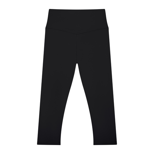 Women's High Waisted Yoga Capri Leggings