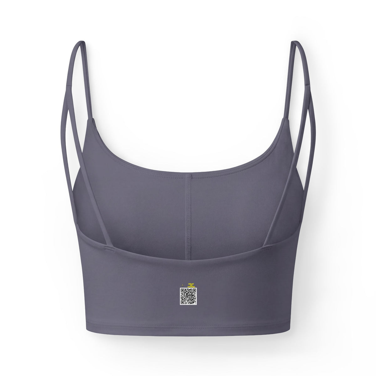 Luxe Crop Bra — OPW Gold Crest Athletic Bralette