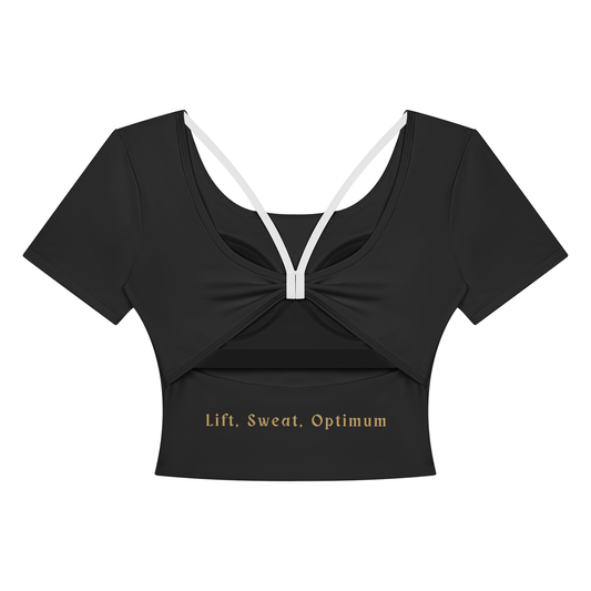Women's Color Block Yoga T-Shirt