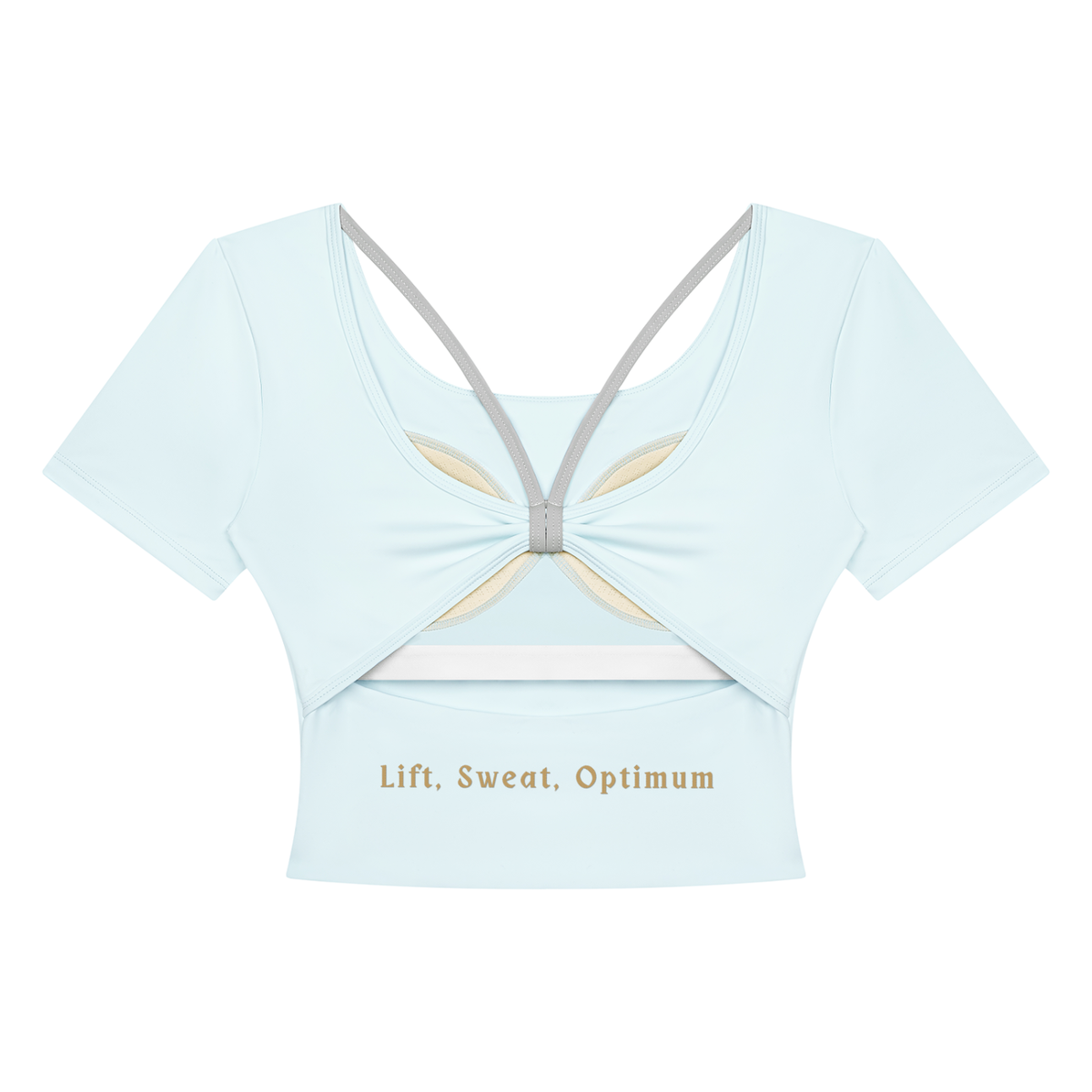 Women's Color Block Yoga T-Shirt