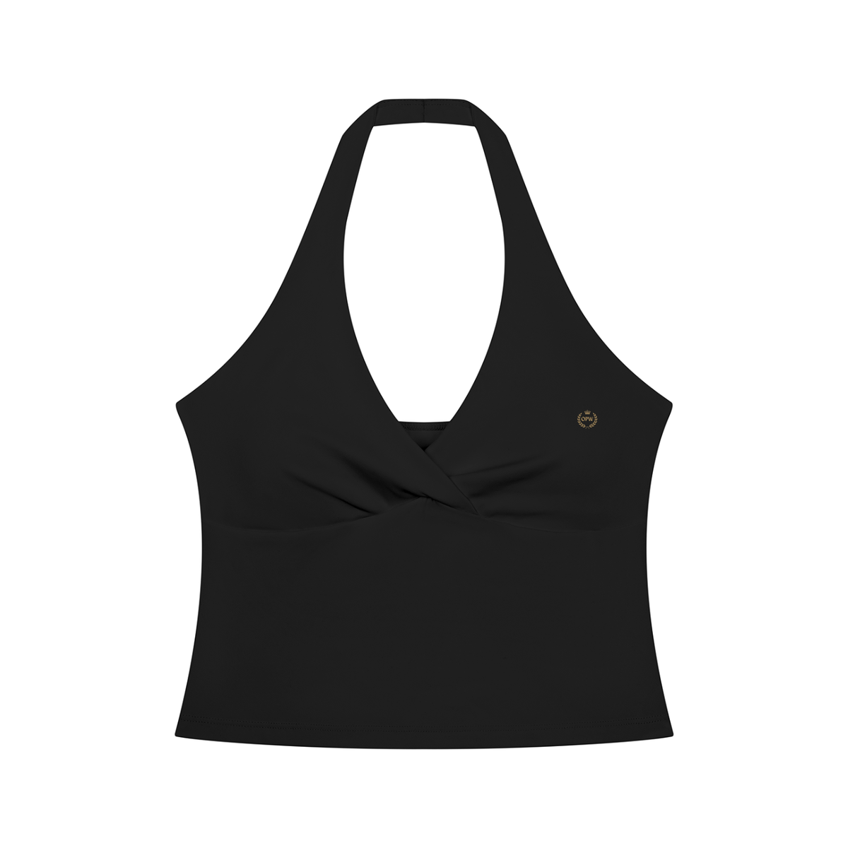 Women’s Ruched Halter Yoga Tank Top