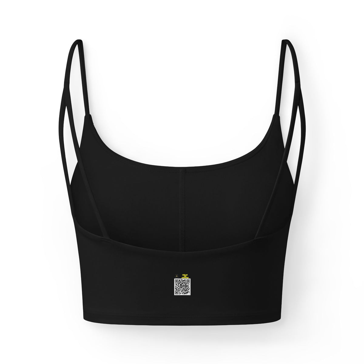 Luxe Crop Bra — OPW Gold Crest Athletic Bralette