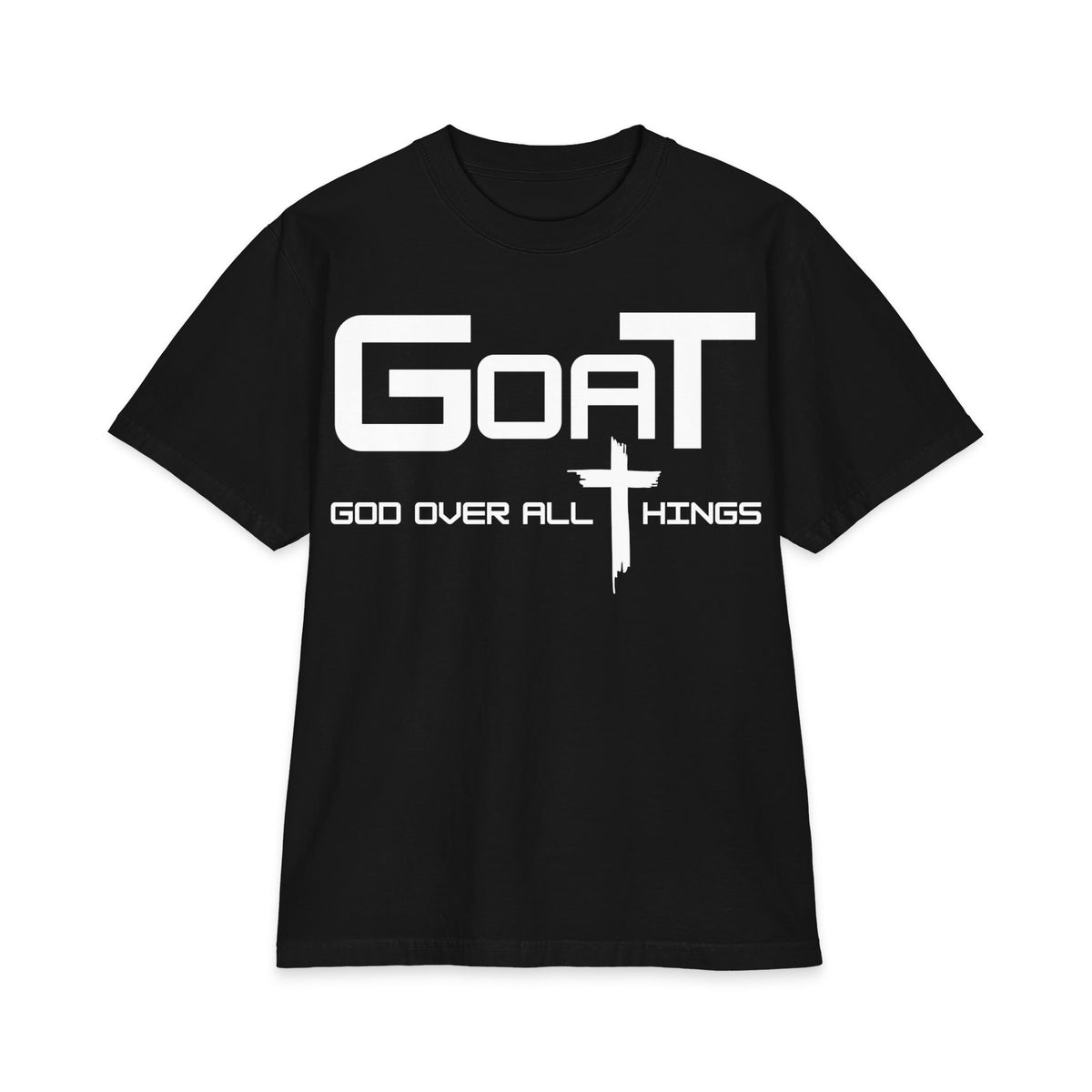 GOAT ‘God Over All Things’ OPW Graphic T-Shirt — Christian Faith Tee