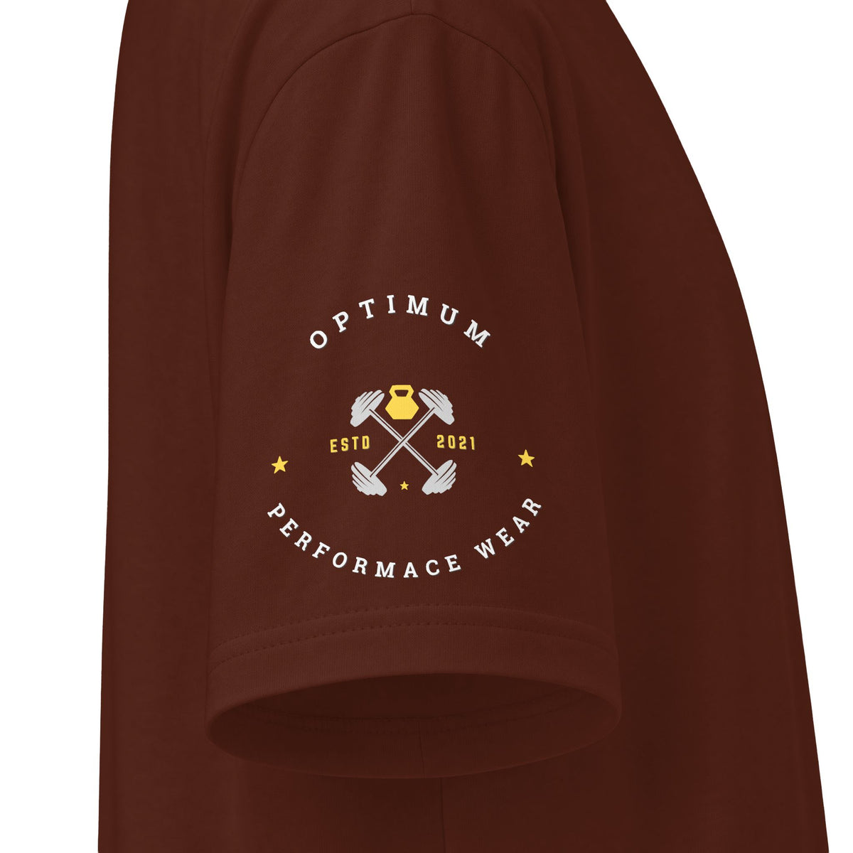 Prayer Cross Graphic T-Shirt — "Pray Stay Optimum" Back Print