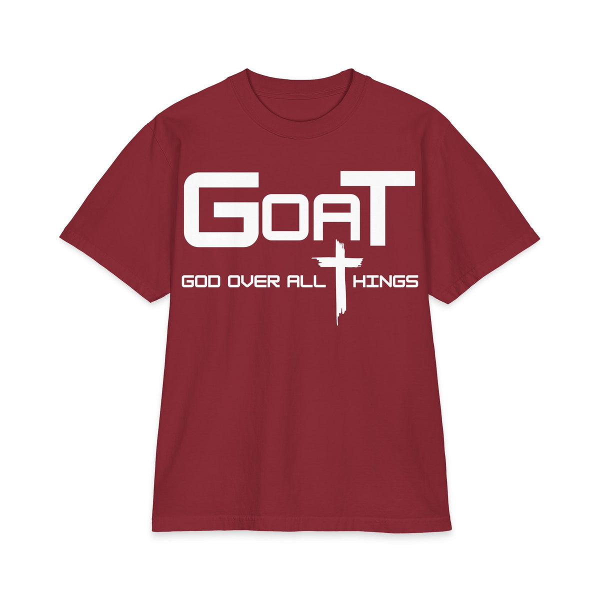 GOAT ‘God Over All Things’ OPW Graphic T-Shirt — Christian Faith Tee