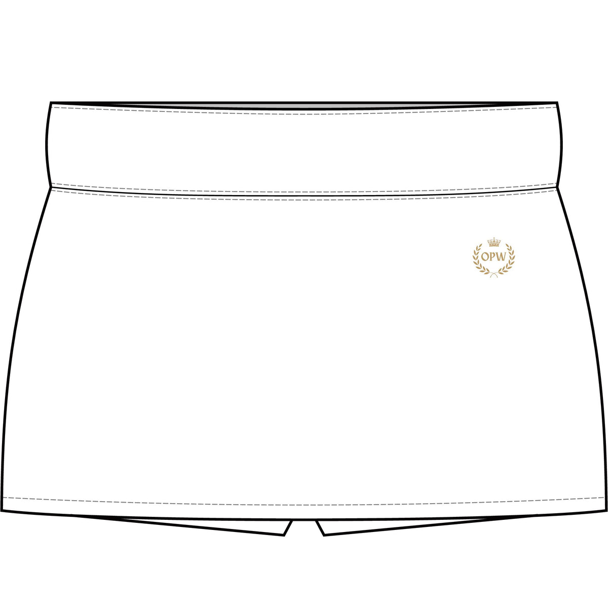 Women's Optimum Golf Skort with OPW Crest