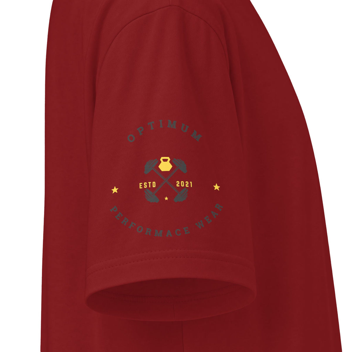 Prayer Cross Graphic T-Shirt — "Pray Stay Optimum" Back Print
