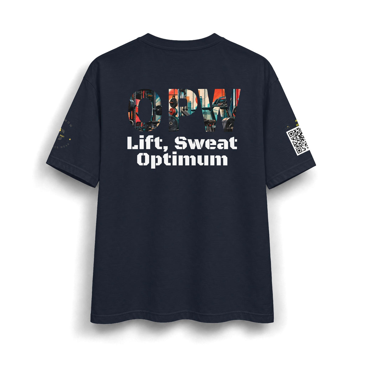 OPW Graphic T‑Shirt — Vintage Collage Lettering Tee