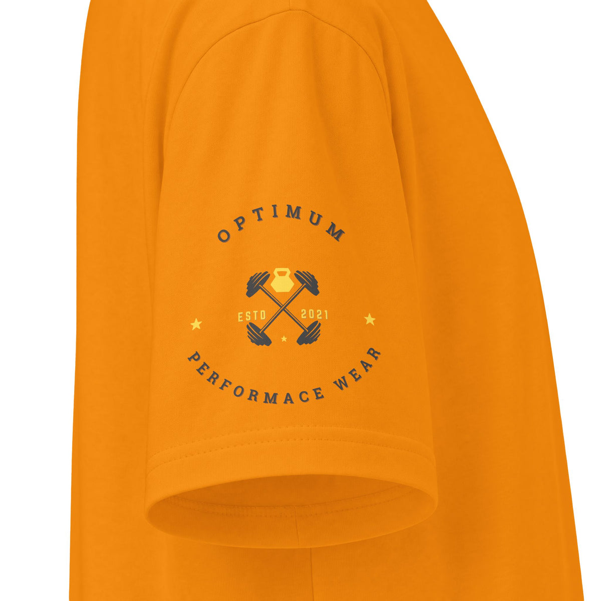 Prayer Cross Graphic T-Shirt — "Pray Stay Optimum" Back Print