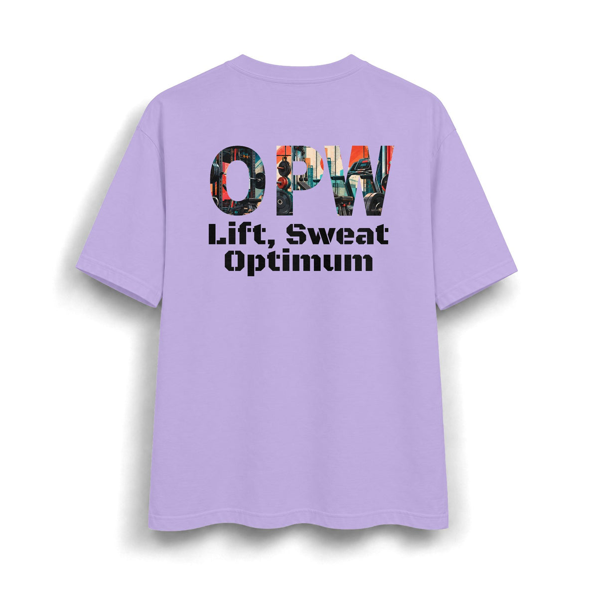 OPW Graphic T‑Shirt — Vintage Collage Lettering Tee