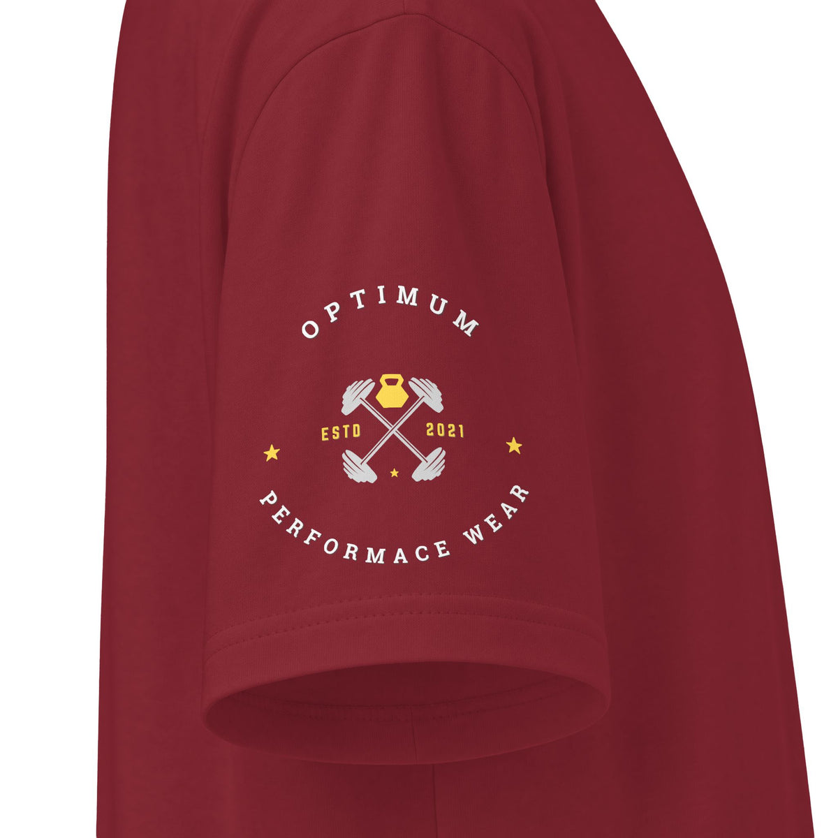 Prayer Cross Graphic T-Shirt — "Pray Stay Optimum" Back Print