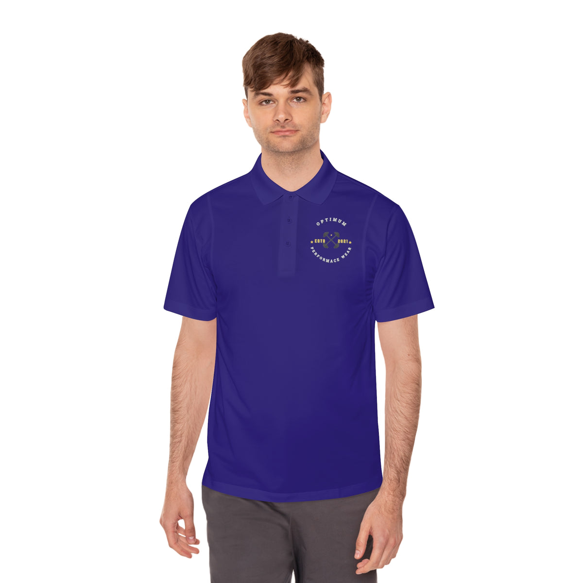 Sporty Men's Polo Shirt, Casual Wear, Golf Enthusiast Gift, Office Attire, Summer Outfits, Comfortable Activewear