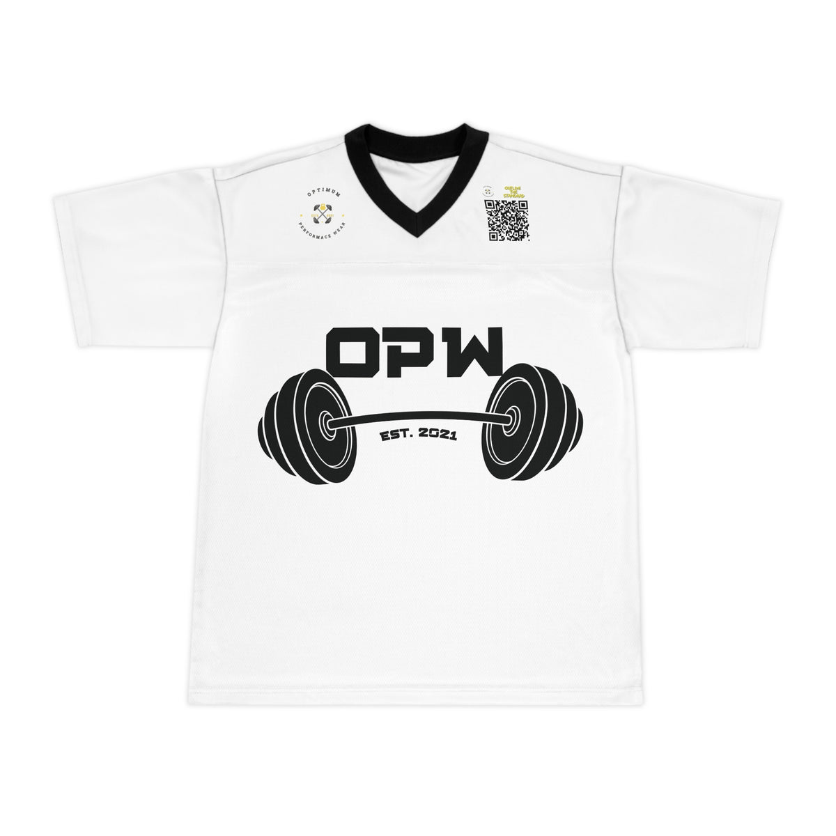 OPW Barbell Football Jersey – Optimum 21 Athletic Team Shirt