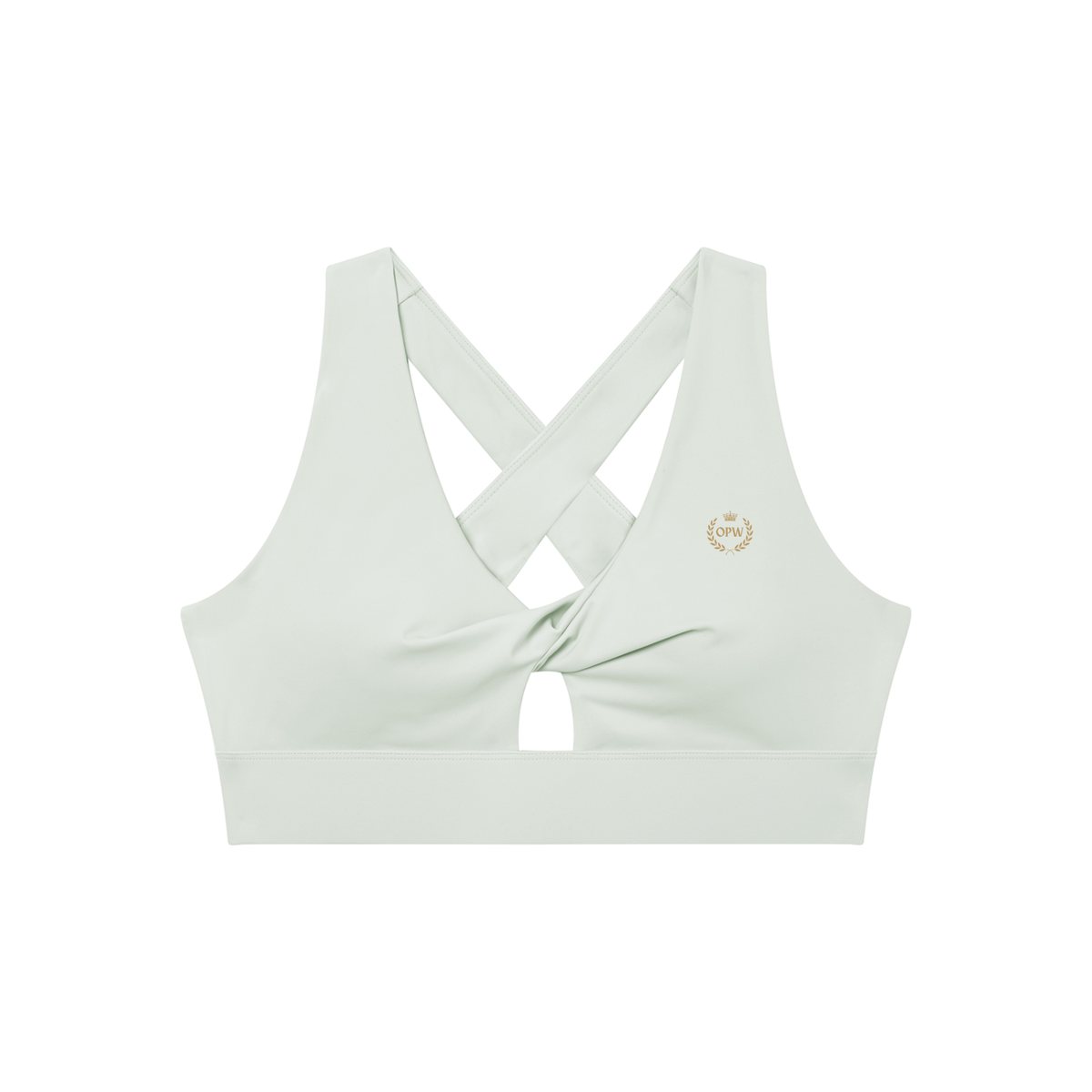 Women's Twist Front V-Neck Sports Bra