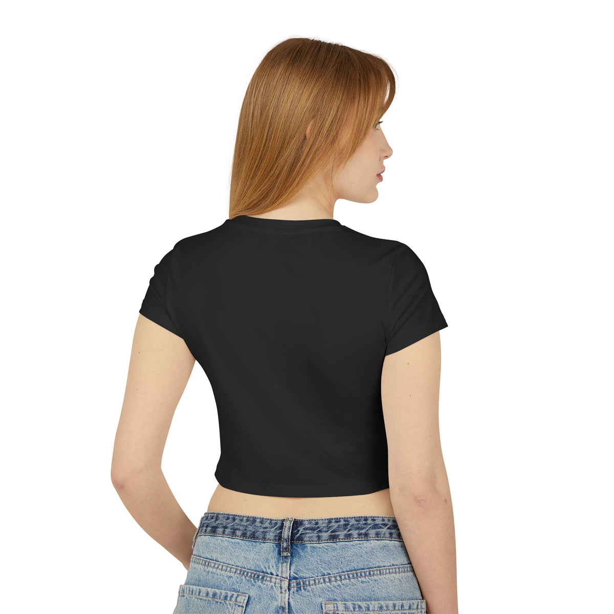 Crown OPW Women's Baby Tee, Vintage Style Crop Top, Casual Shirt, Graphic Tee, Gift for Her, Summer Outfit