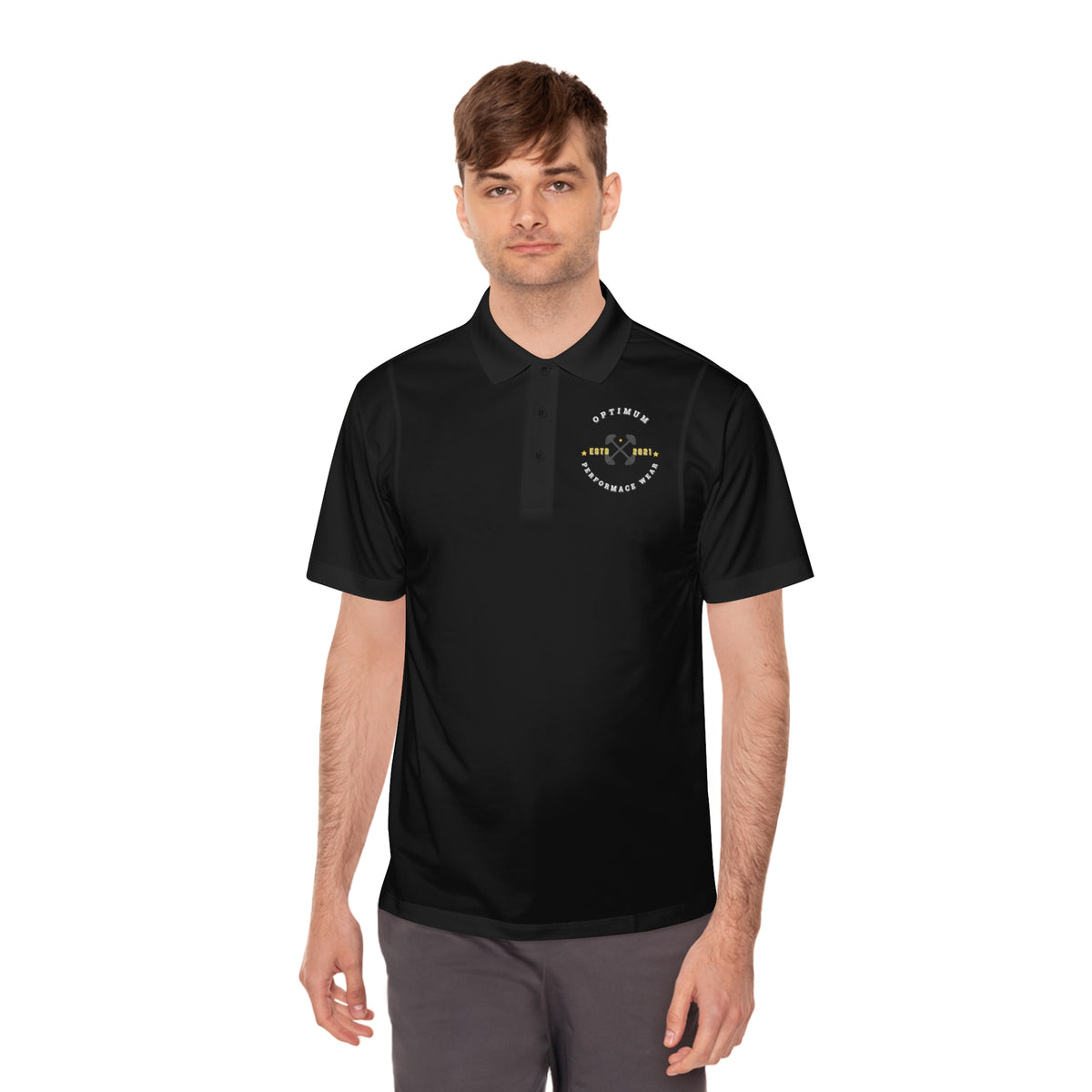 Sporty Men's Polo Shirt, Casual Wear, Golf Enthusiast Gift, Office Attire, Summer Outfits, Comfortable Activewear