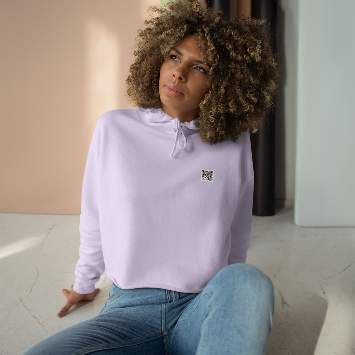 Crop Hoodie — OPW 'Lift, Sweat, Optimum' Crop Hoodie