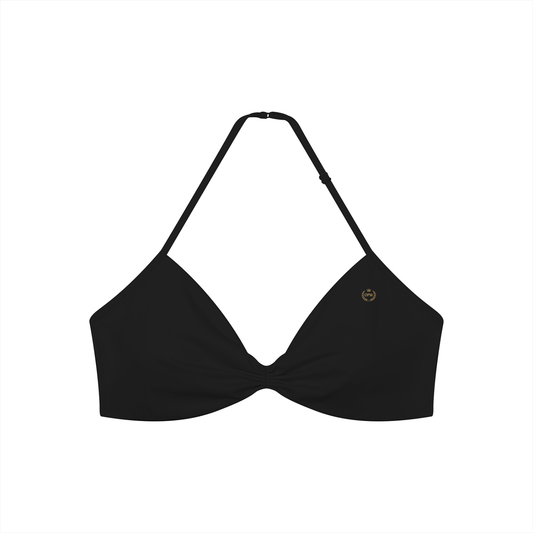 Women’s Ruched Halter-Neck Sports Bra
