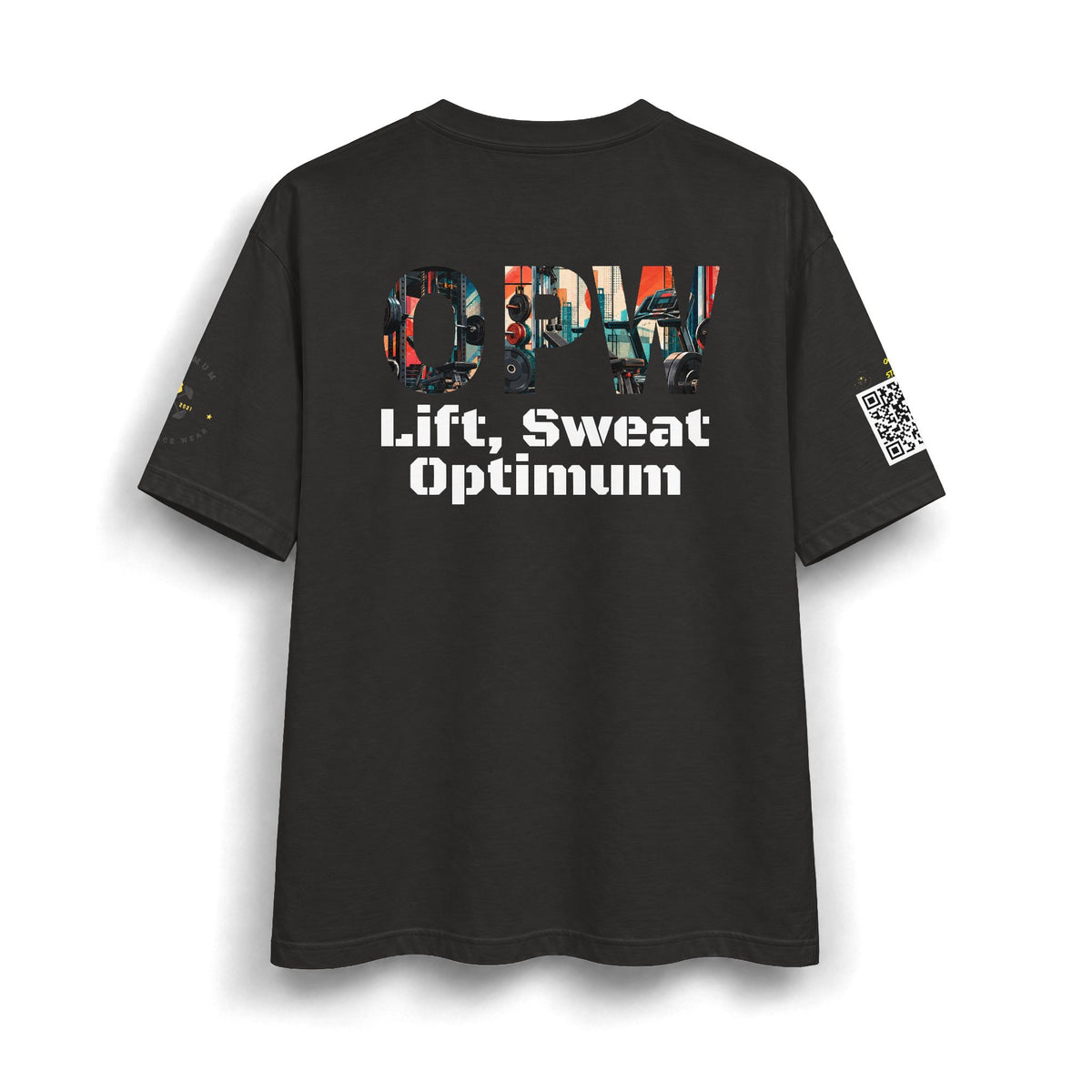 OPW Graphic T‑Shirt — Vintage Collage Lettering Tee