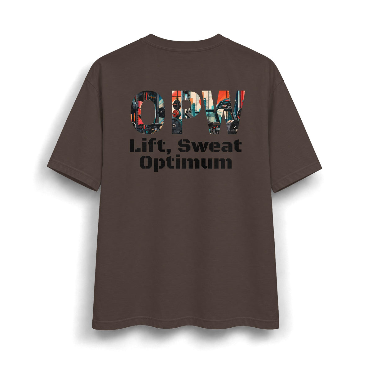 OPW Graphic T‑Shirt — Vintage Collage Lettering Tee