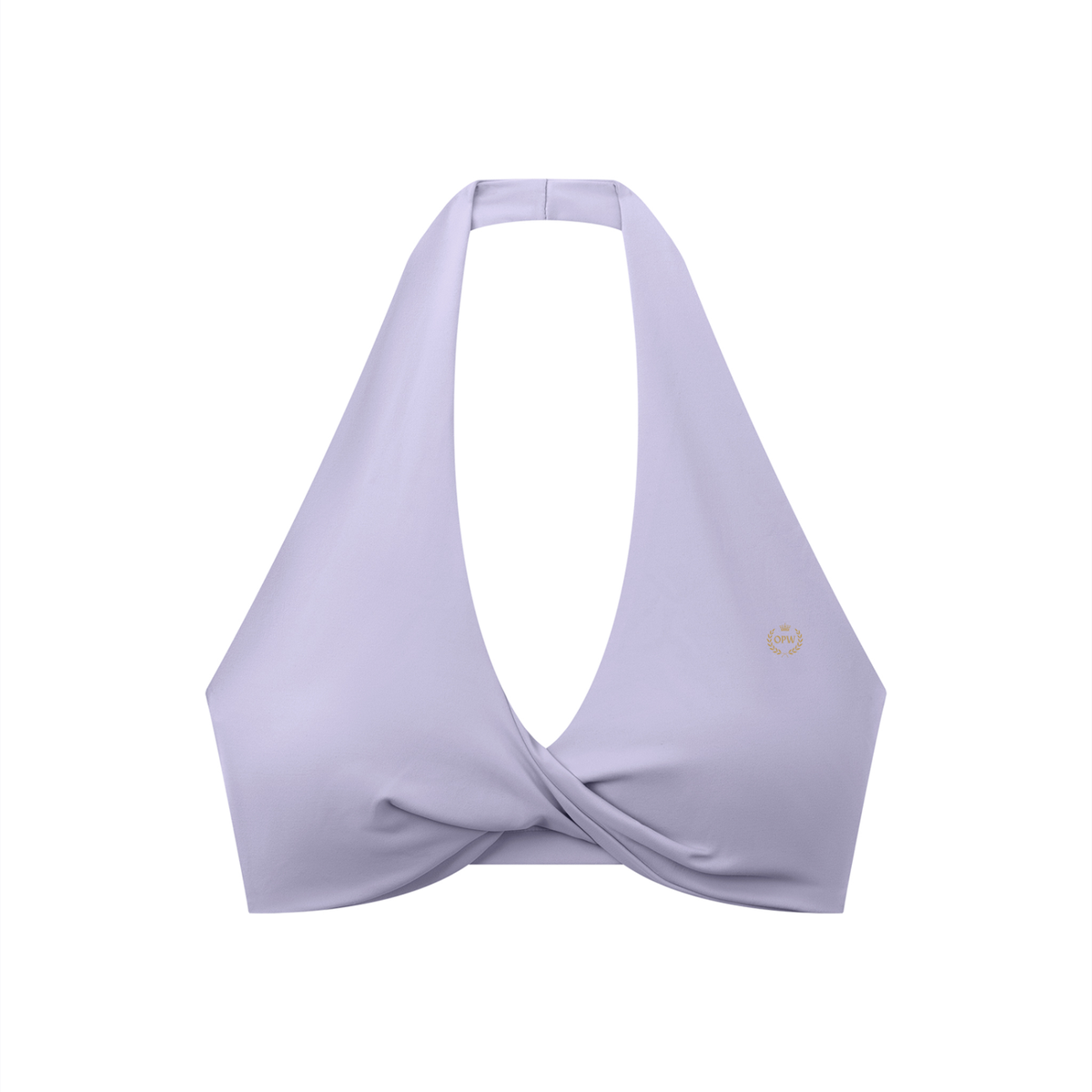 Women's Pleated Halter Sports Bra