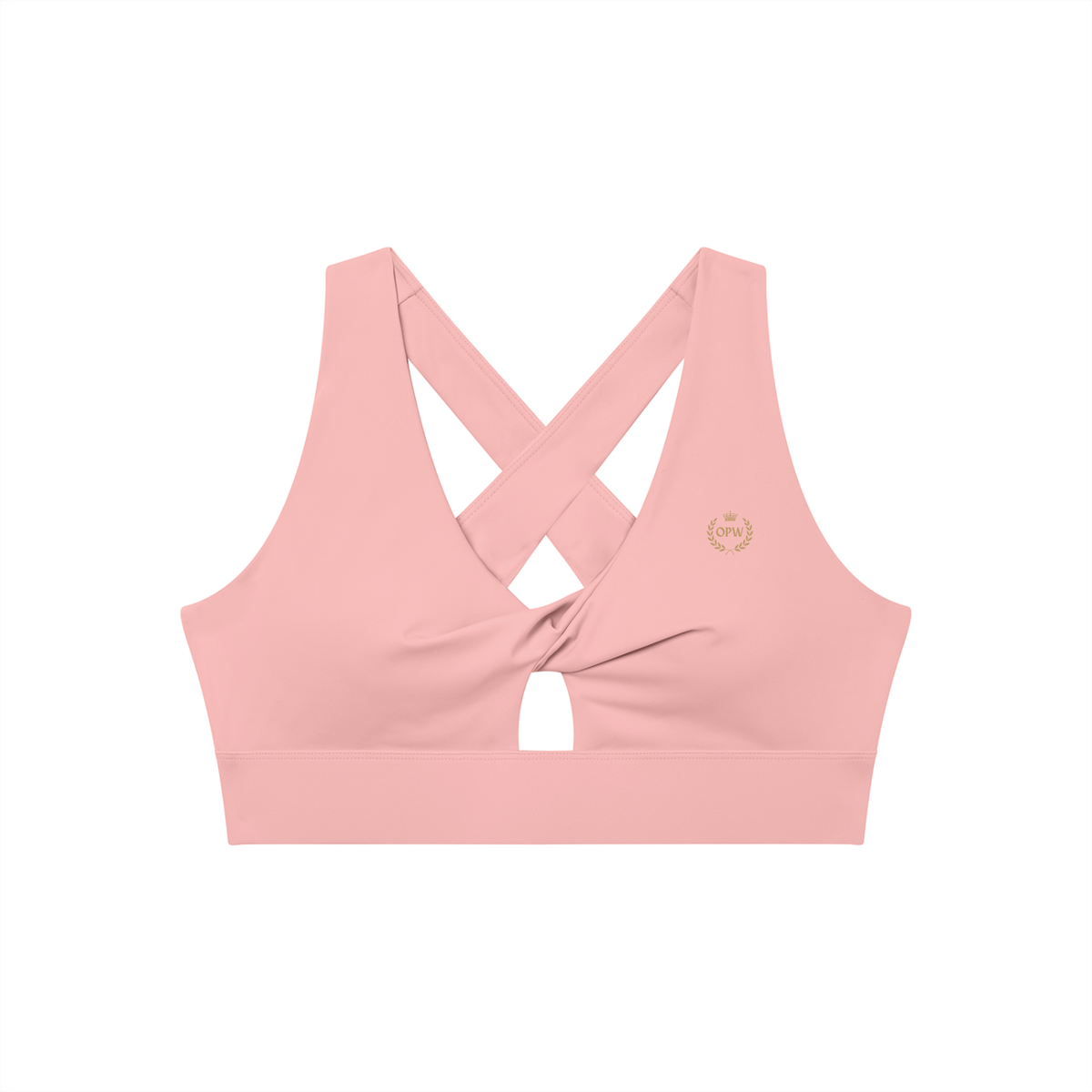 Women's Twist Front V-Neck Sports Bra