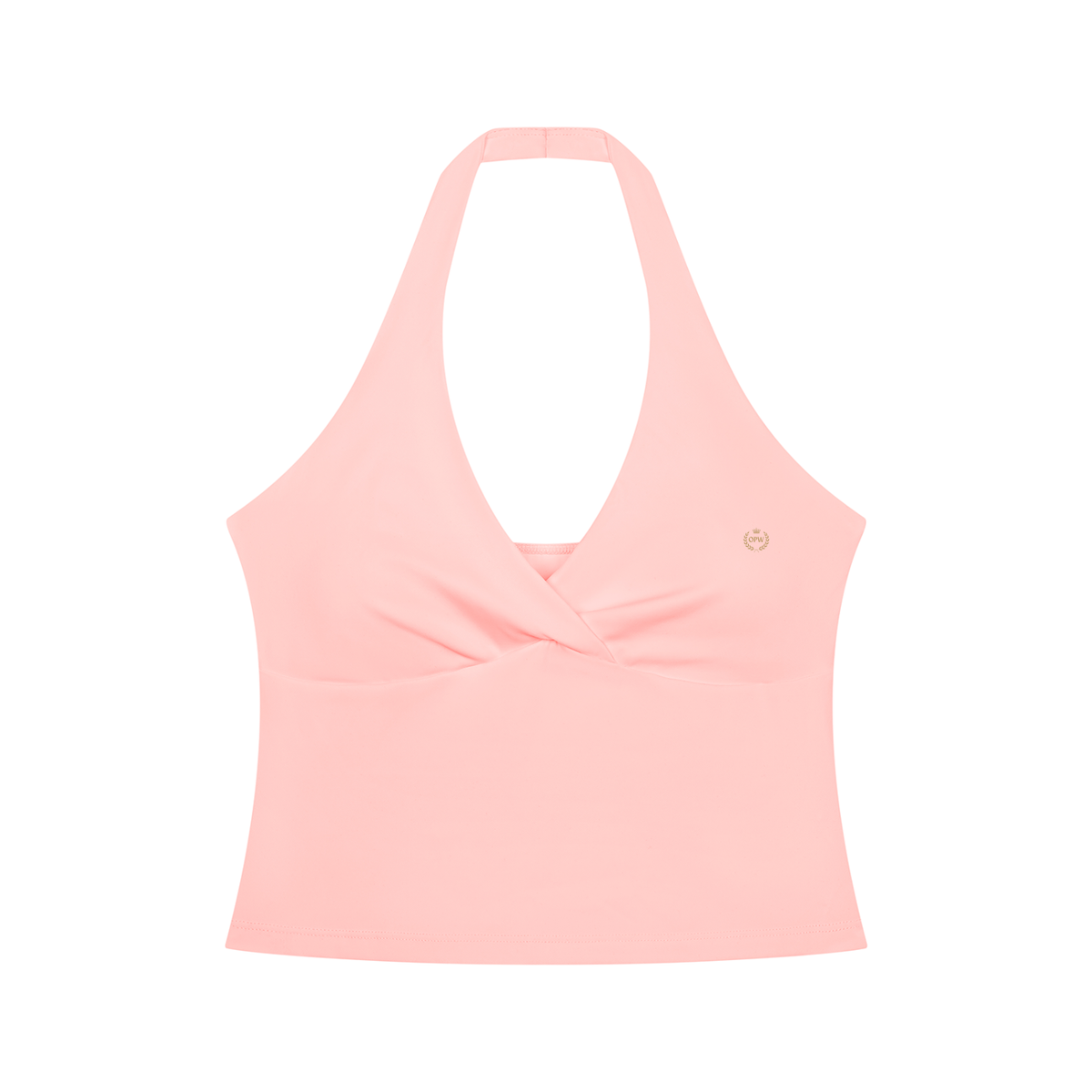 Women’s Ruched Halter Yoga Tank Top