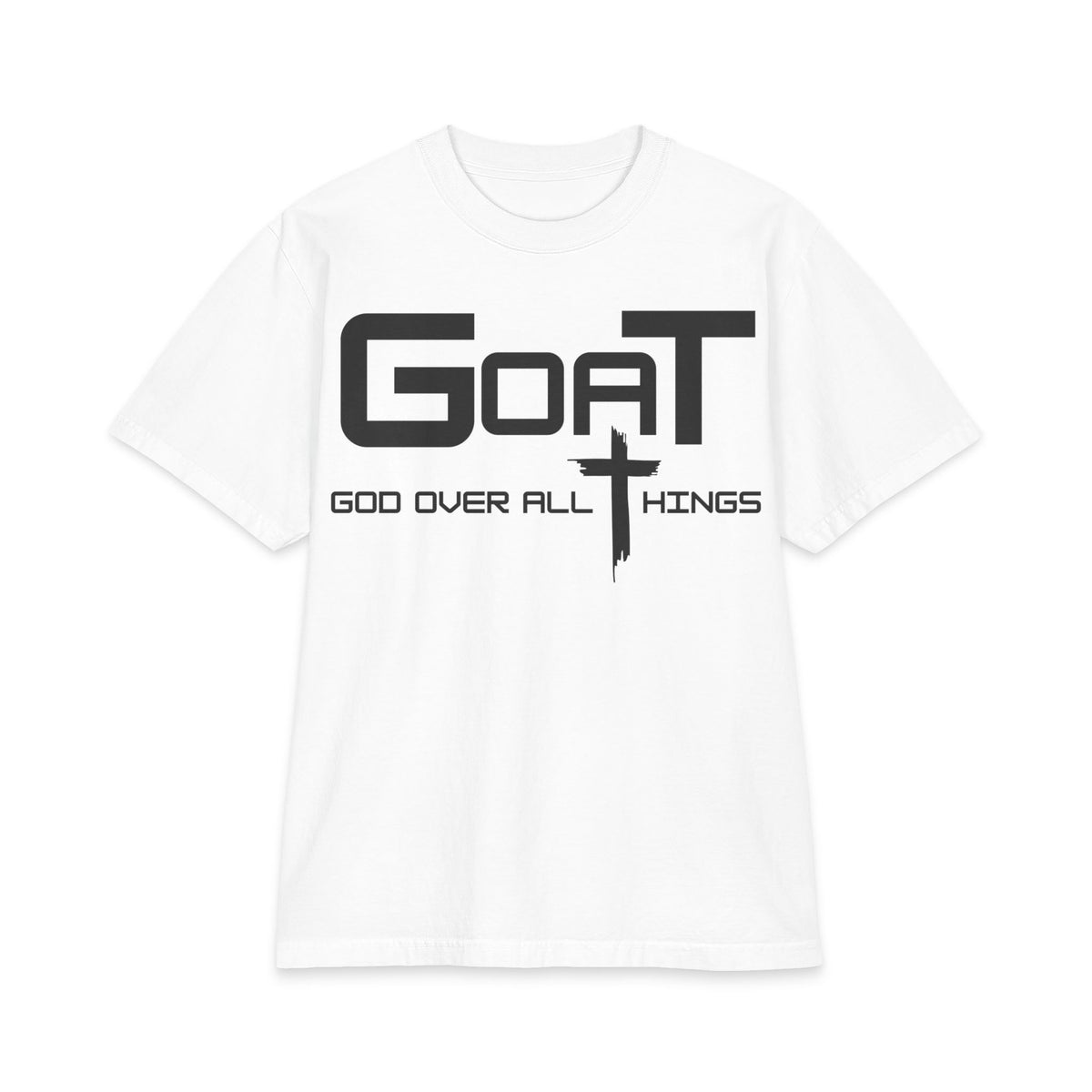 GOAT ‘God Over All Things’ OPW Graphic T-Shirt — Christian Faith Tee