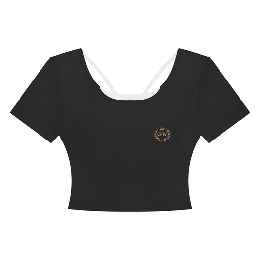Women's Color Block Yoga T-Shirt