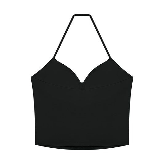 Women's Ruched Halter Yoga Tank Top
