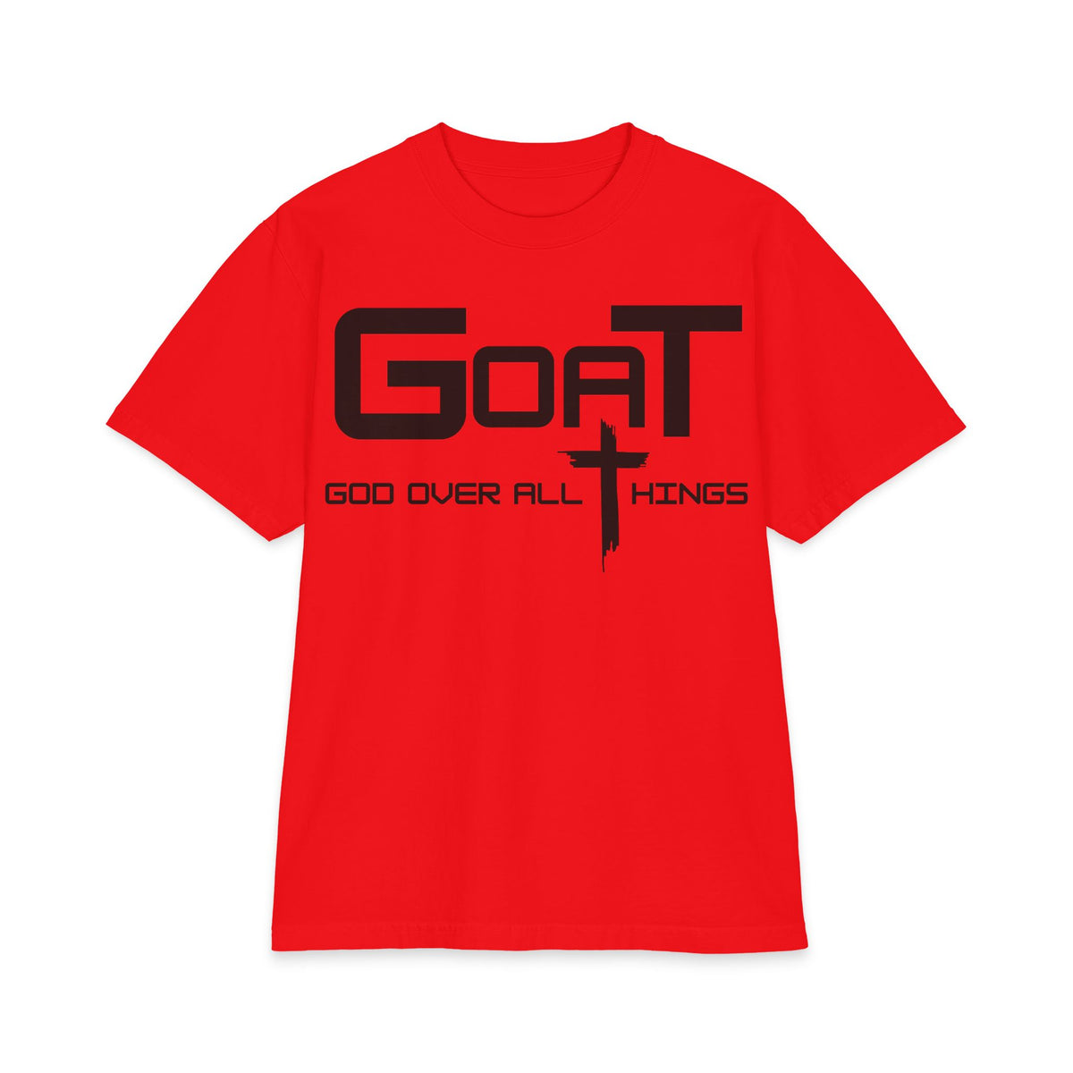 GOAT ‘God Over All Things’ OPW Graphic T-Shirt — Christian Faith Tee