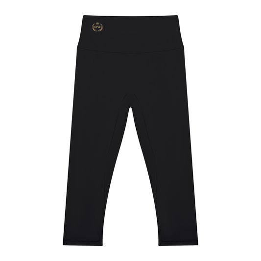 Women's High Waisted Yoga Capri Leggings