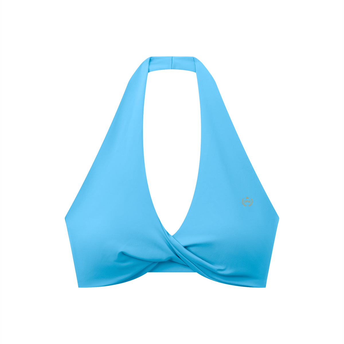 Women's Pleated Halter Sports Bra