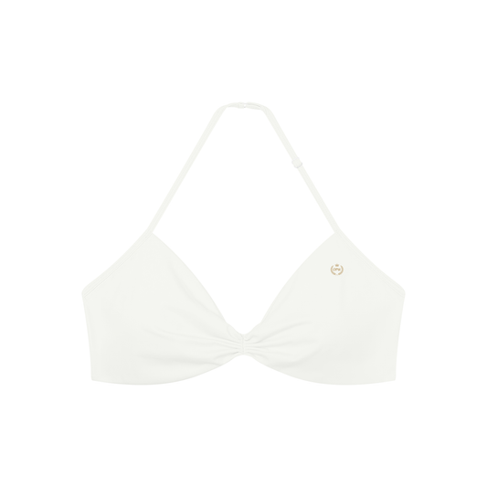 Women’s Ruched Halter-Neck Sports Bra