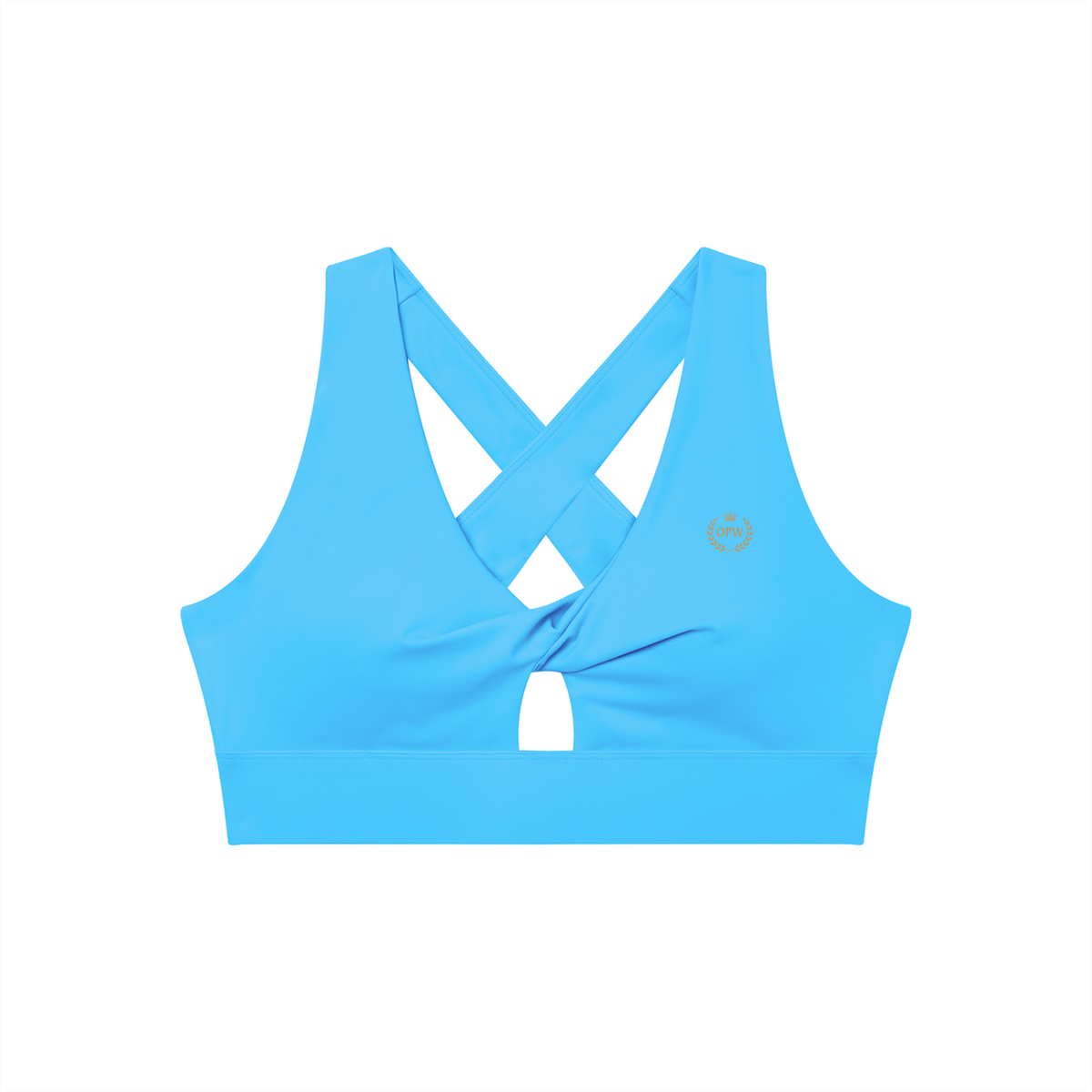 Women's Twist Front V-Neck Sports Bra