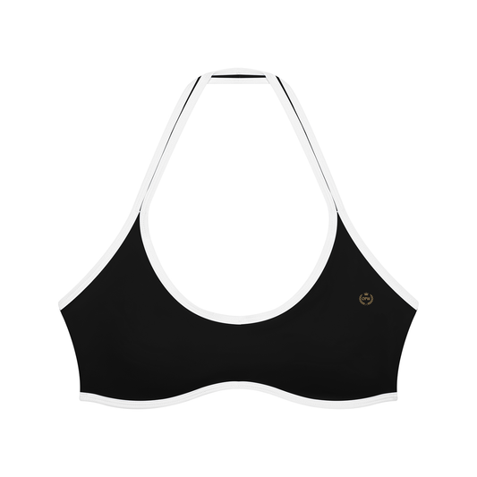 Women's Halter Color Block Yoga Sports Bra