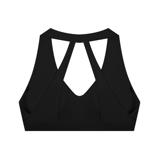 Women's Halter Cropped Sports Bra