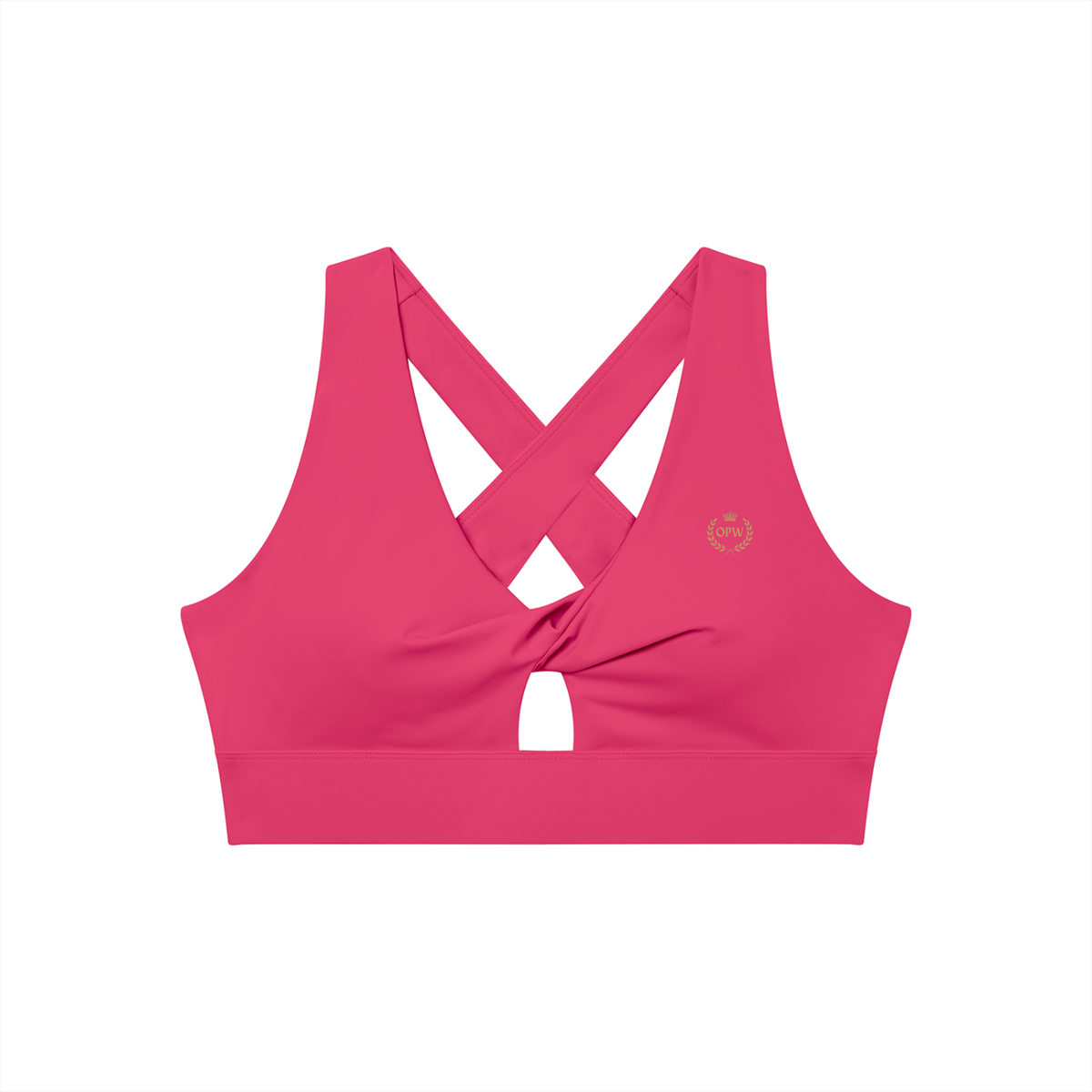 Women's Twist Front V-Neck Sports Bra