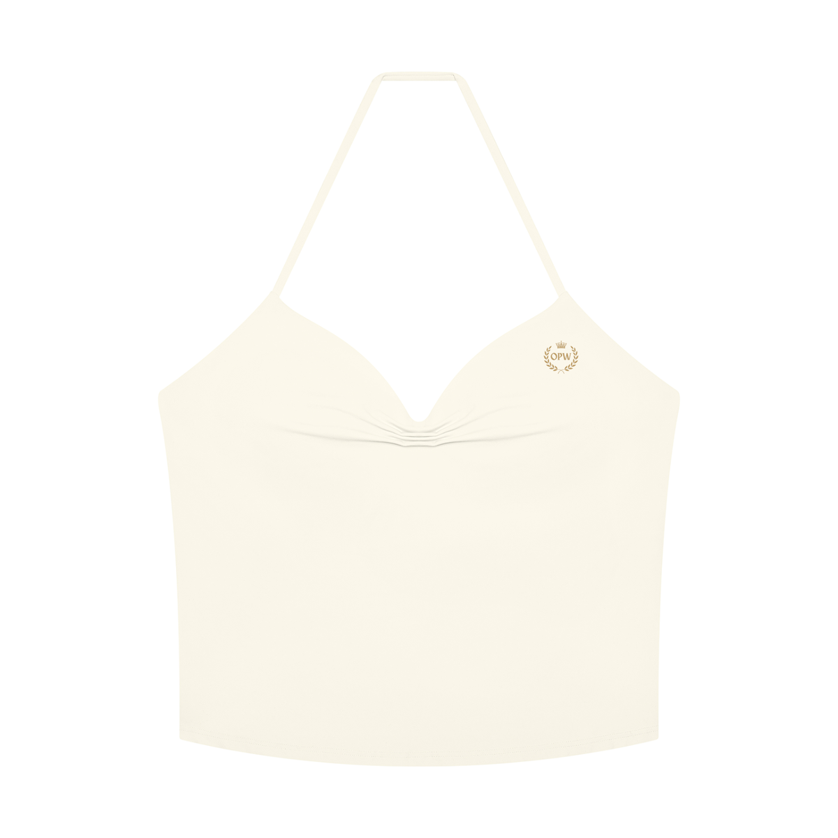 Women's Ruched Halter Yoga Tank Top