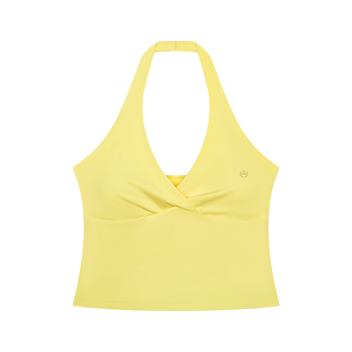 Women’s Ruched Halter Yoga Tank Top