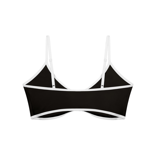 Women's Color Block Ruched V-Neck Sports Bra