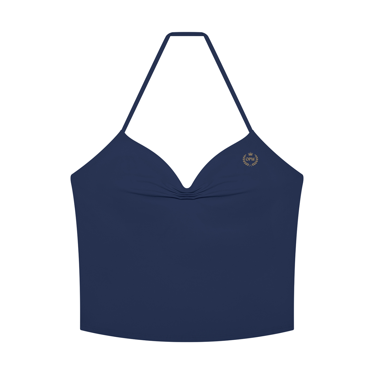 Women's Ruched Halter Yoga Tank Top