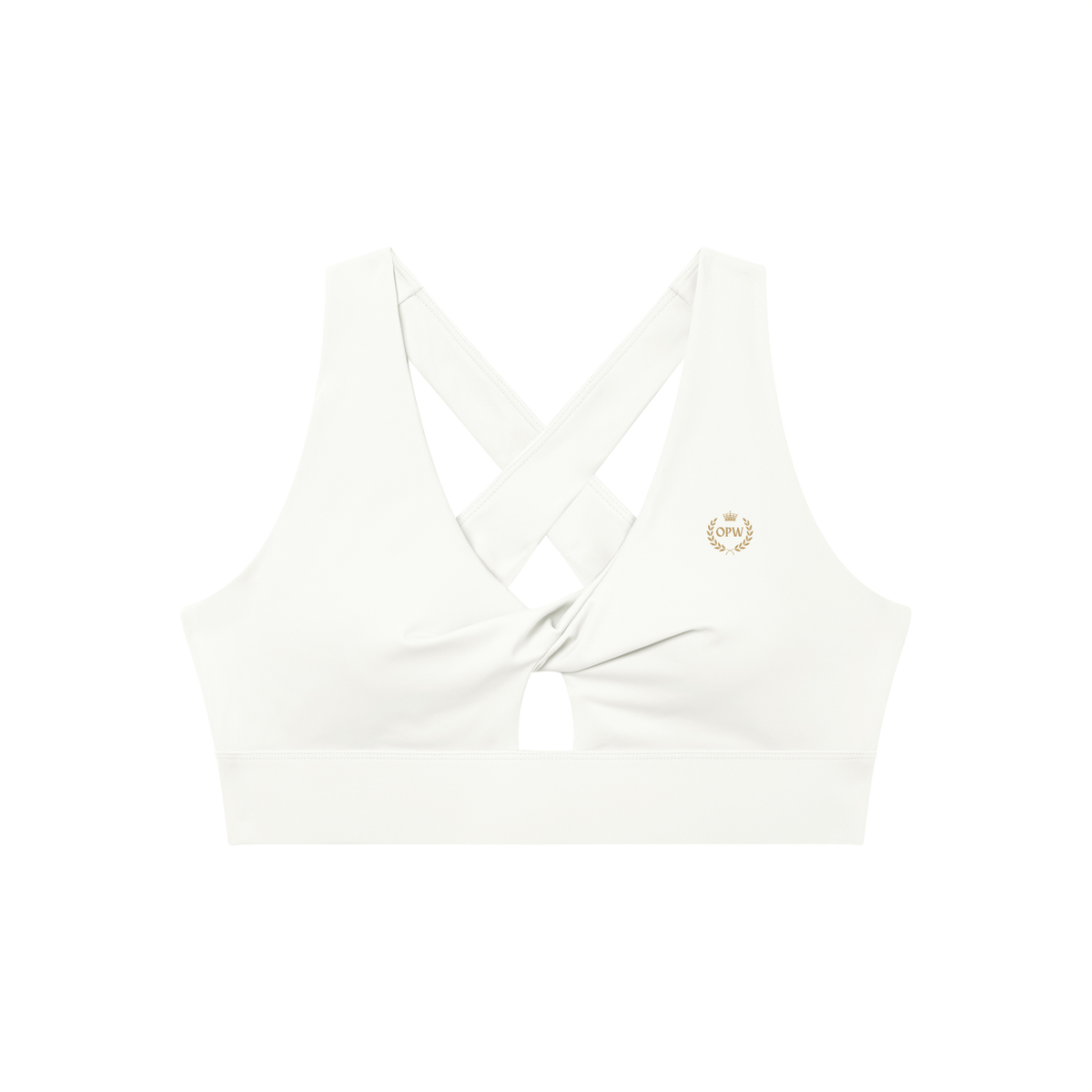 Women's Twist Front V-Neck Sports Bra