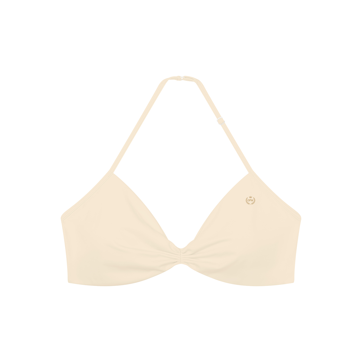 Women’s Ruched Halter-Neck Sports Bra
