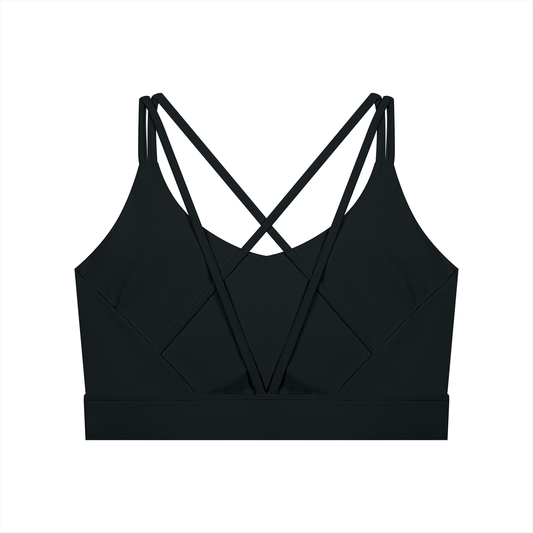 Women's Lycra Cropped Yoga Sport Bra