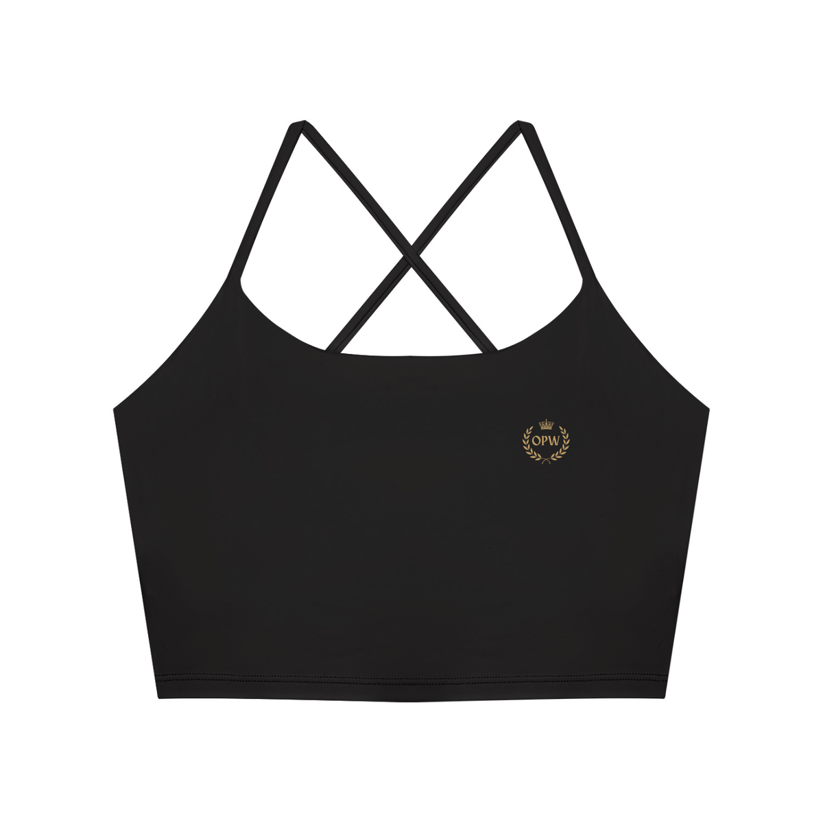 Women's Ruched Cropped Yoga Tank Top